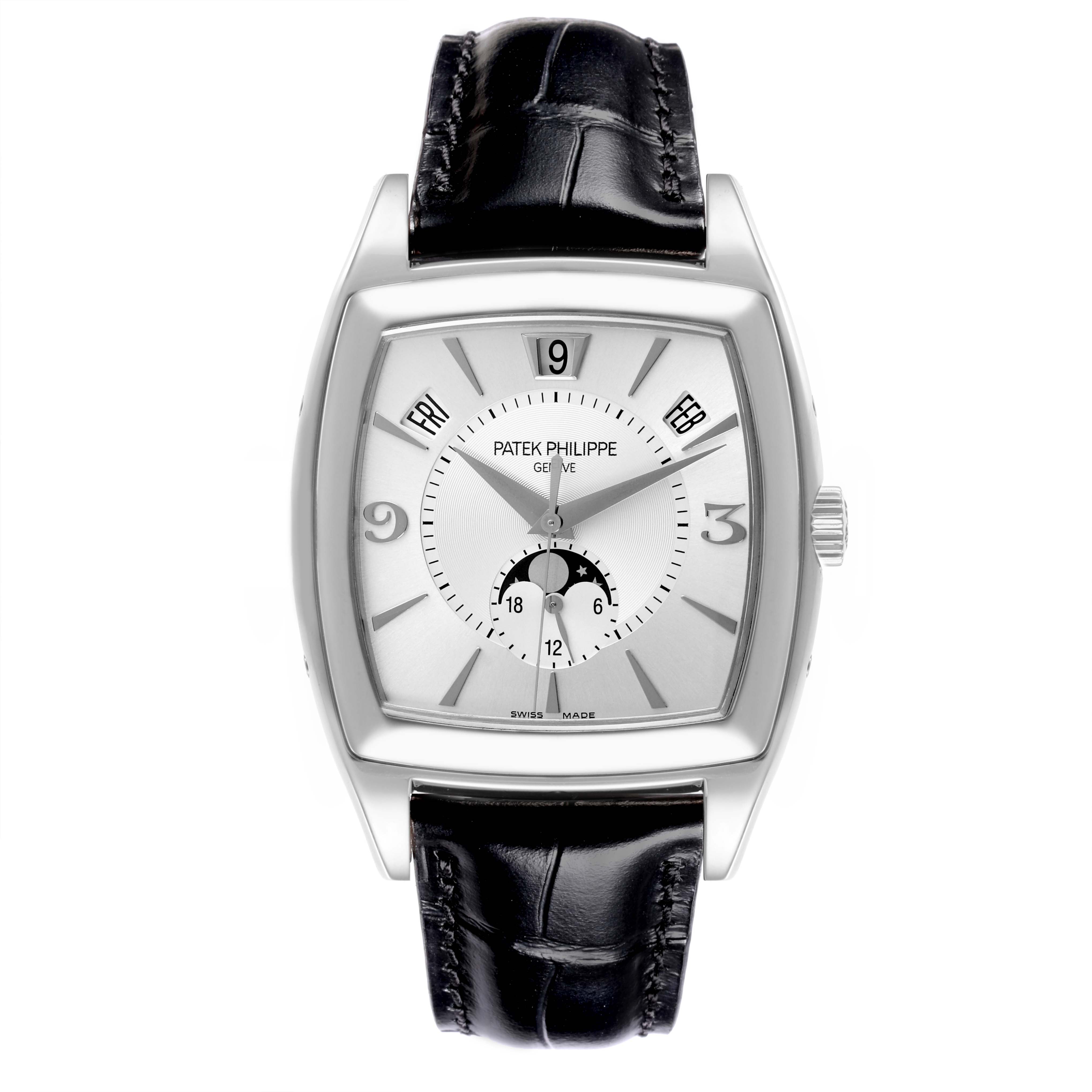 Patek Philippe Gondolo Annual Calendar Moonphase 18K White Gold Men’s Watch