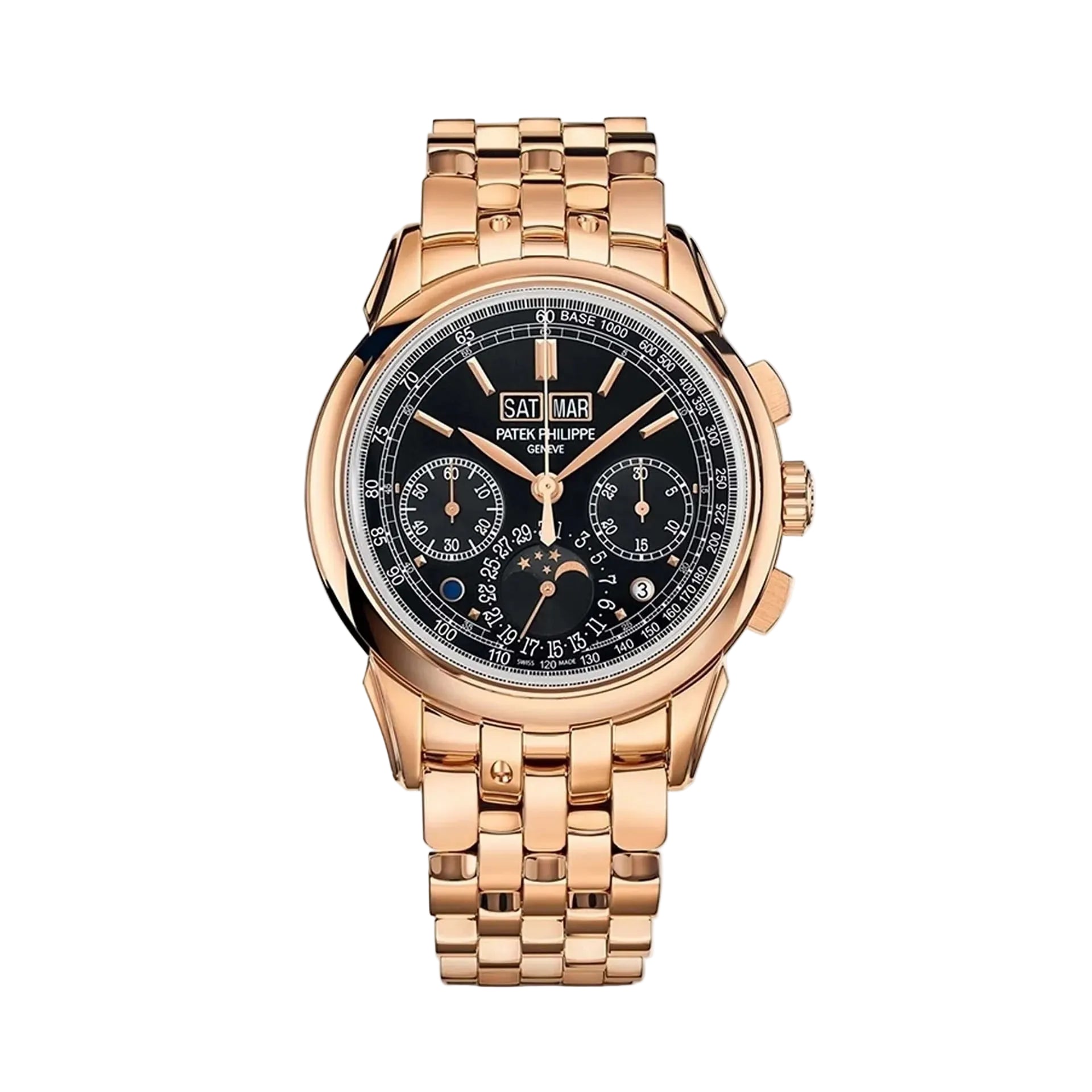 Patek Philippe Grand Complications Perpetual Calendar Chronograph 18K Rose Gold Men’s Watch