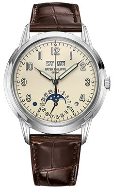 Patek Philippe Grand Complications Perpetual Calendar 18K White Gold Men’s Watch