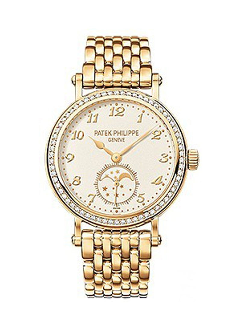 Patek Philippe Complications Moon Phase 18K Yellow Gold & Diamond Lady’s Watch