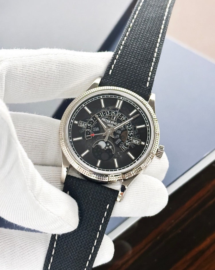 Patek Philippe Retrograde Perpetual Calendar 18K White Gold Men’s Watch