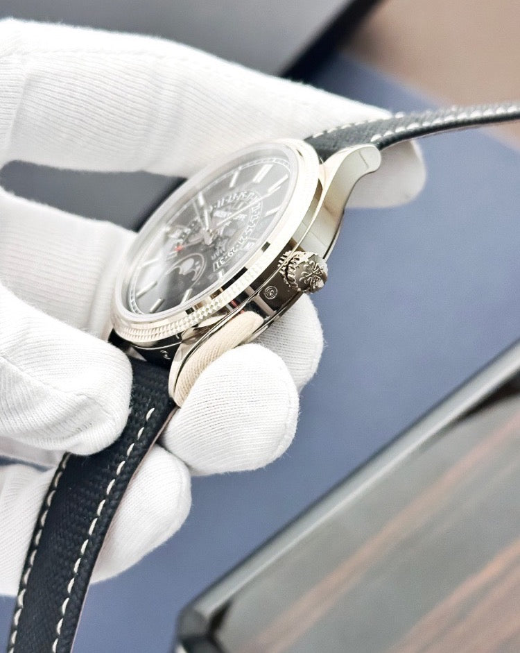 Patek Philippe Retrograde Perpetual Calendar 18K White Gold Men’s Watch