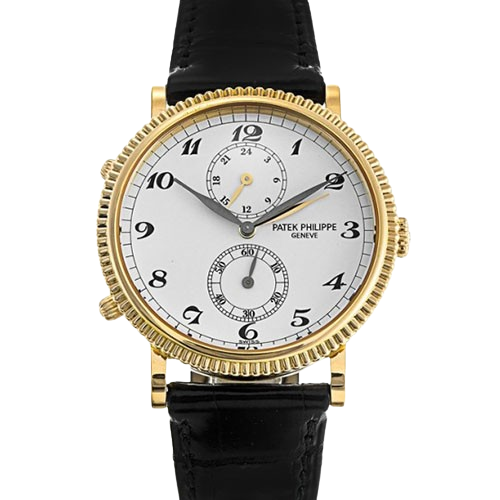 Patek Philippe Calatrava Travel Time 34 mm 18K Yellow Gold Men’s Watch