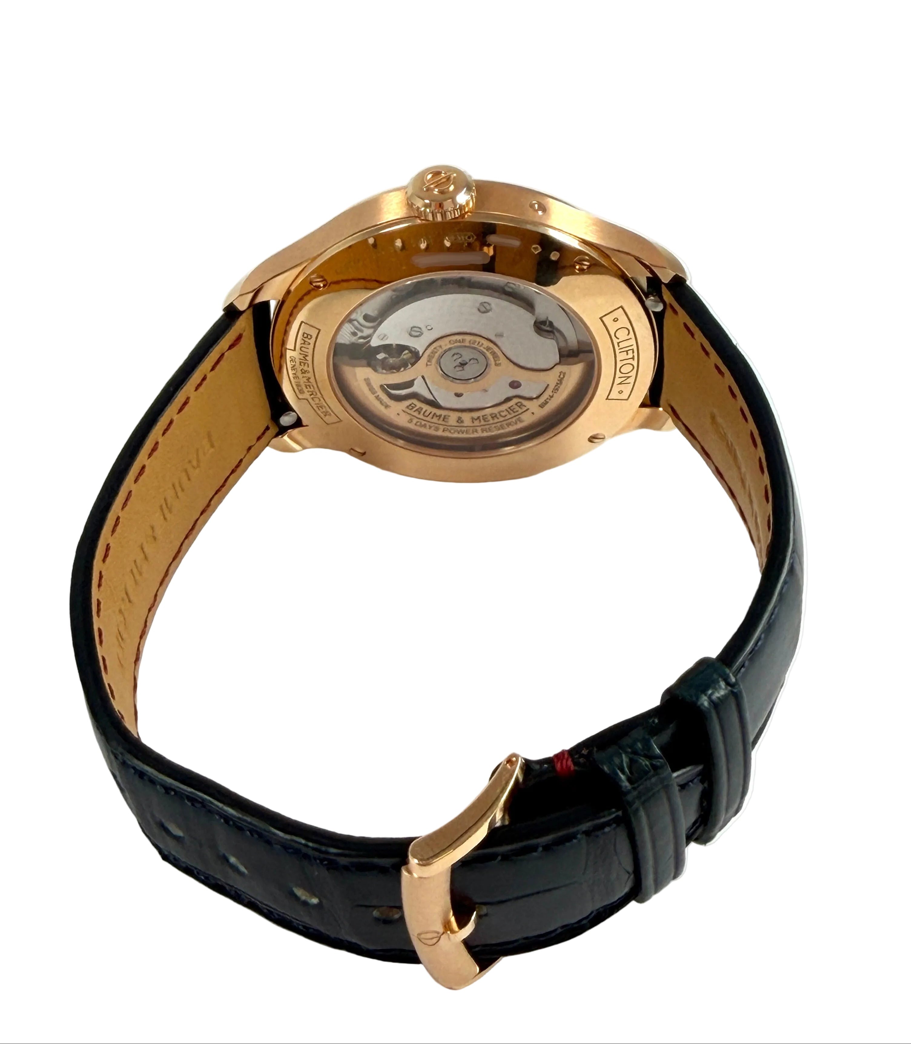 Baume & Mercier Clifton Automatic 42 mm 18K Rose Gold Men’s Watch