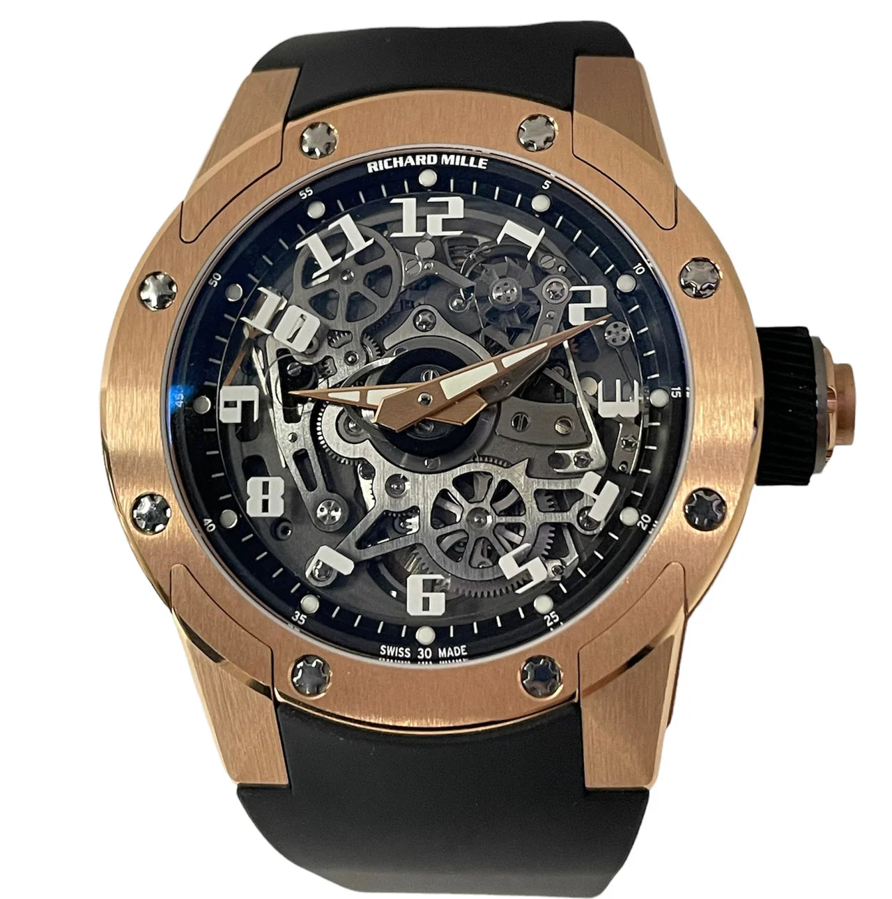 Richard Mille RM 63-01 Automatic Winding Dizzy Hands 18k Rose Gold & Titanium Men's Watch
