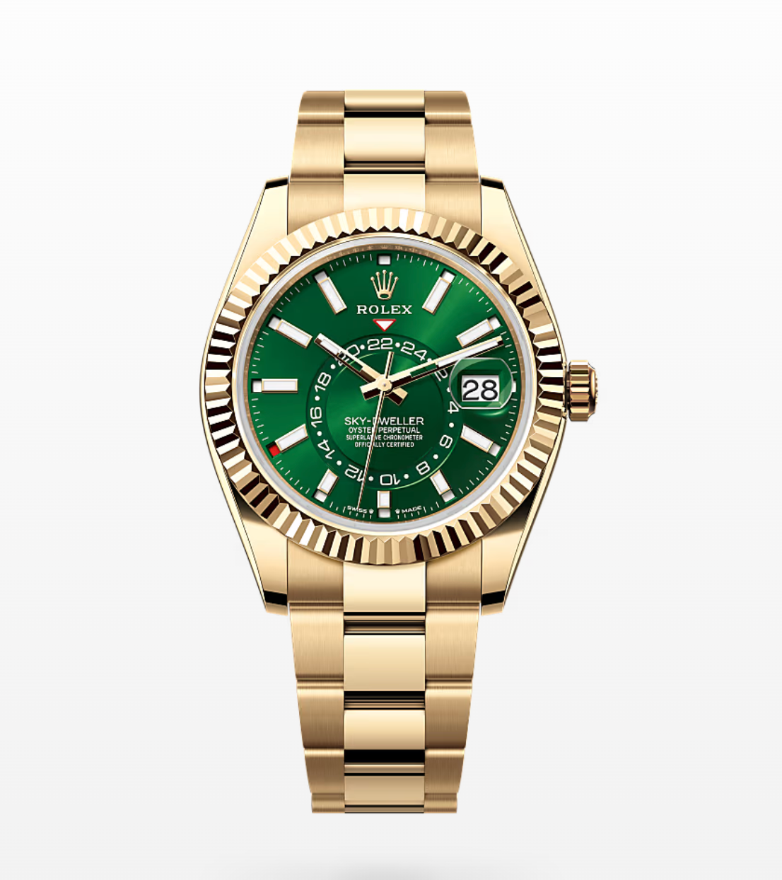 Rolex Sky-Dweller 18K Yellow Gold Men's Watch