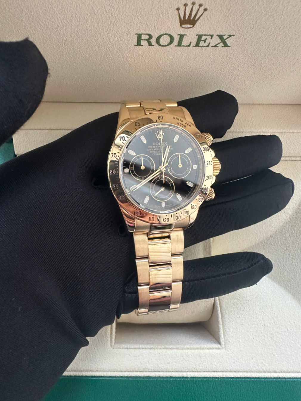 Rolex Daytona Cosmograph 18K Yellow Gold Men's Watch