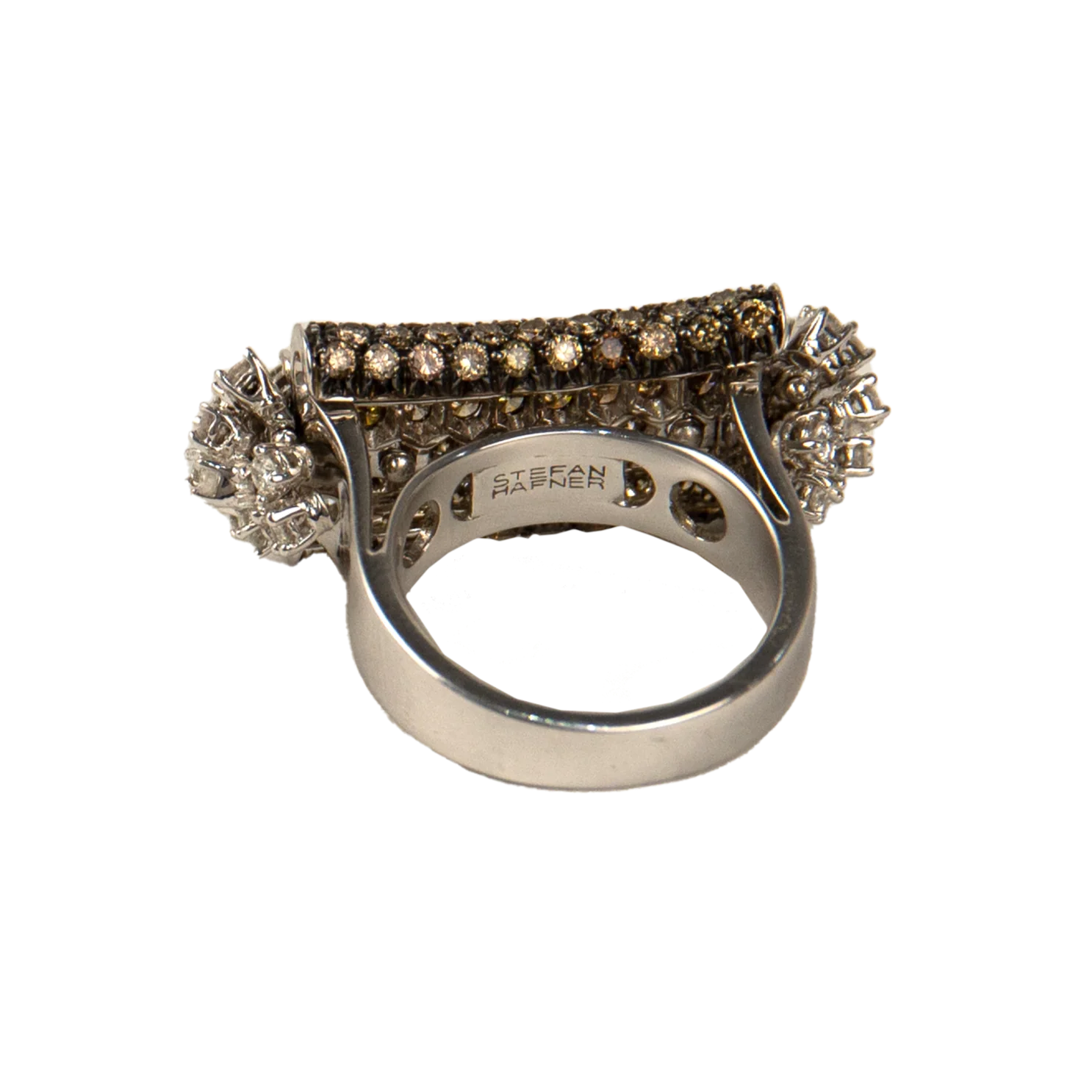 Stefan Hafner 18K White Gold Diamond Lady's Ring