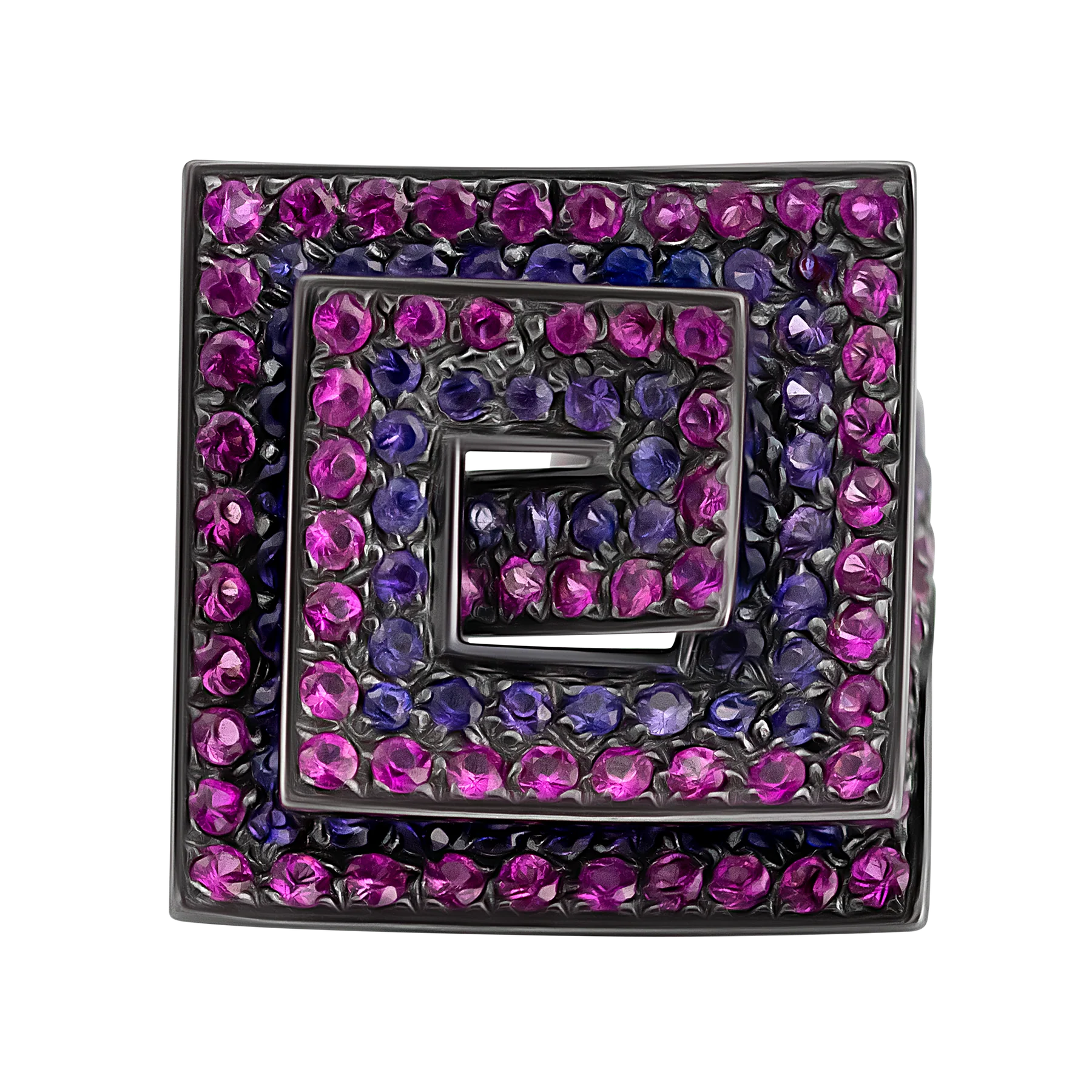 Stefan Hafner 18K White Gold Sapphire Lady's Ring