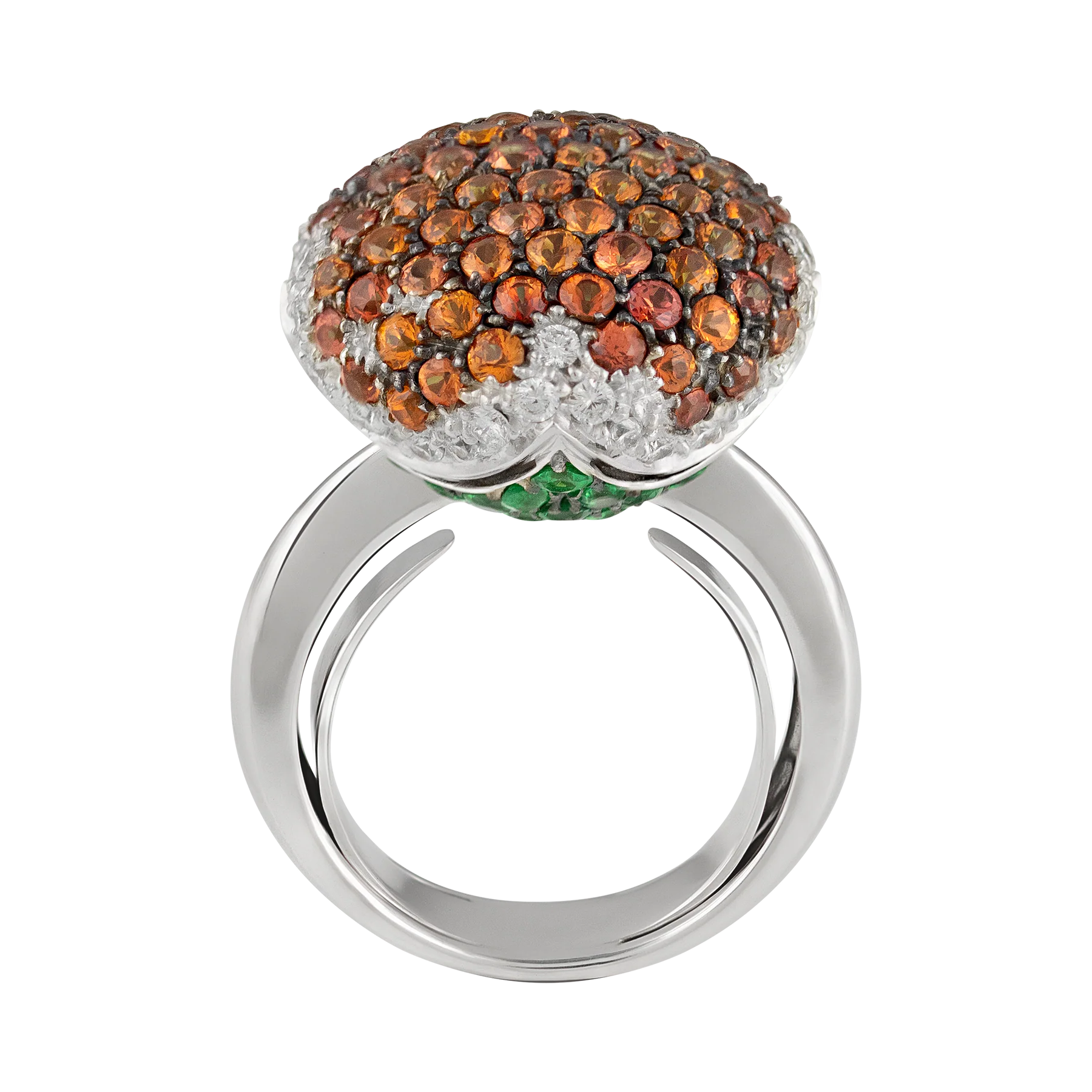 Stefan Hafner 18K White Gold Diamond & Sapphire Lady's Ring