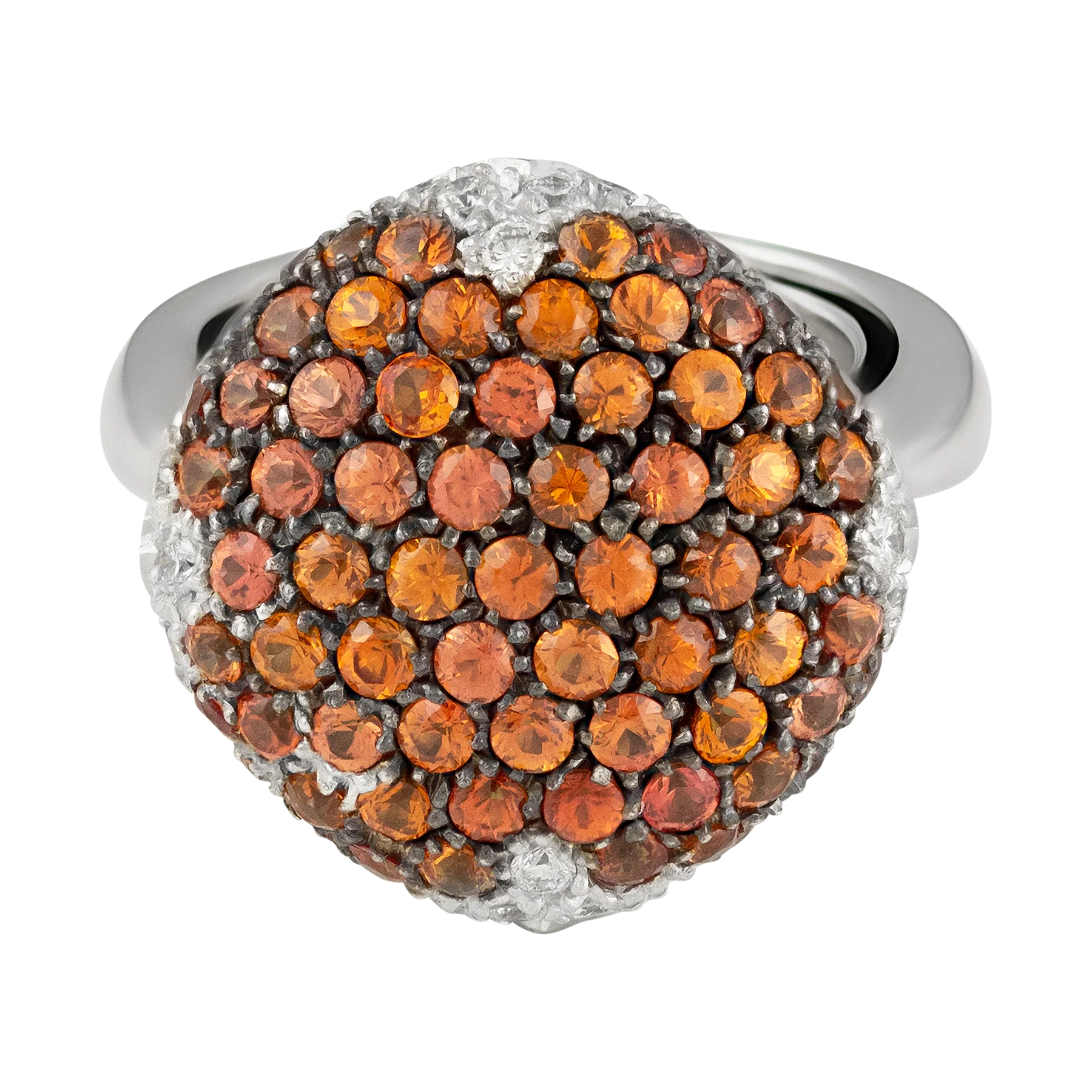 Stefan Hafner 18K White Gold Diamond & Sapphire Lady's Ring