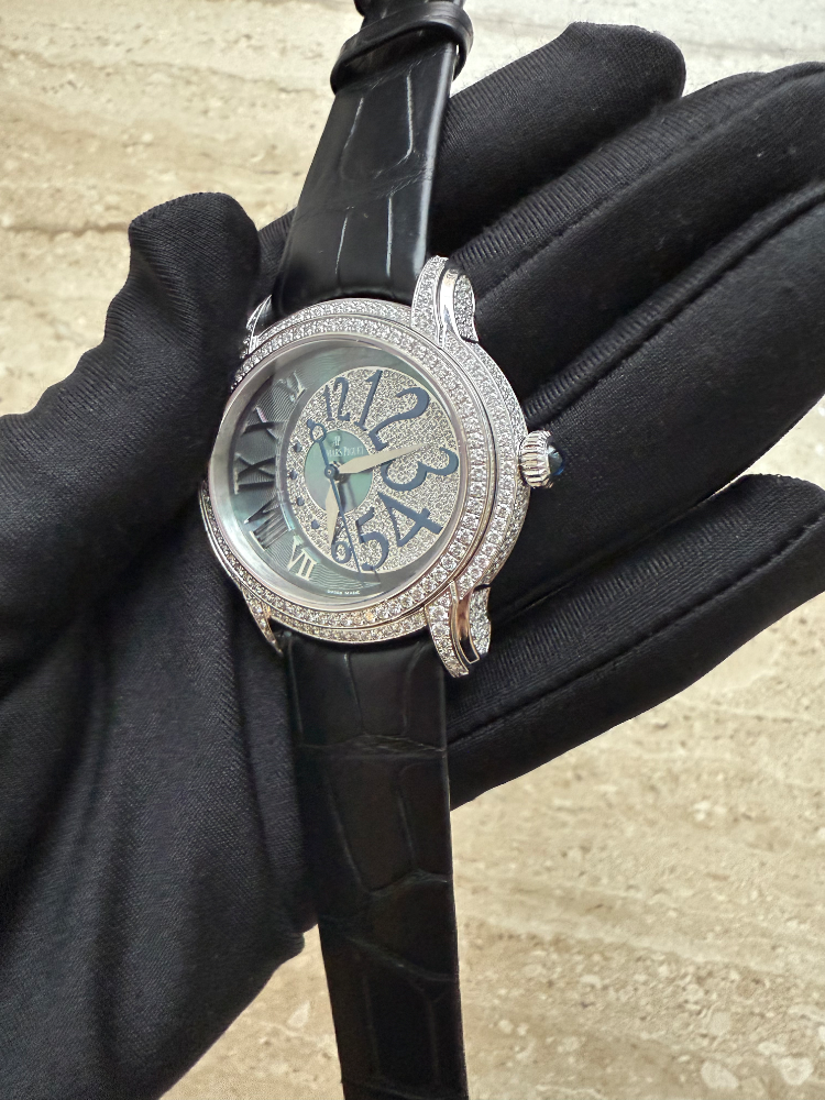 Audemars Piguet Millenary 18K White Gold & Diamonds Ladies Watch