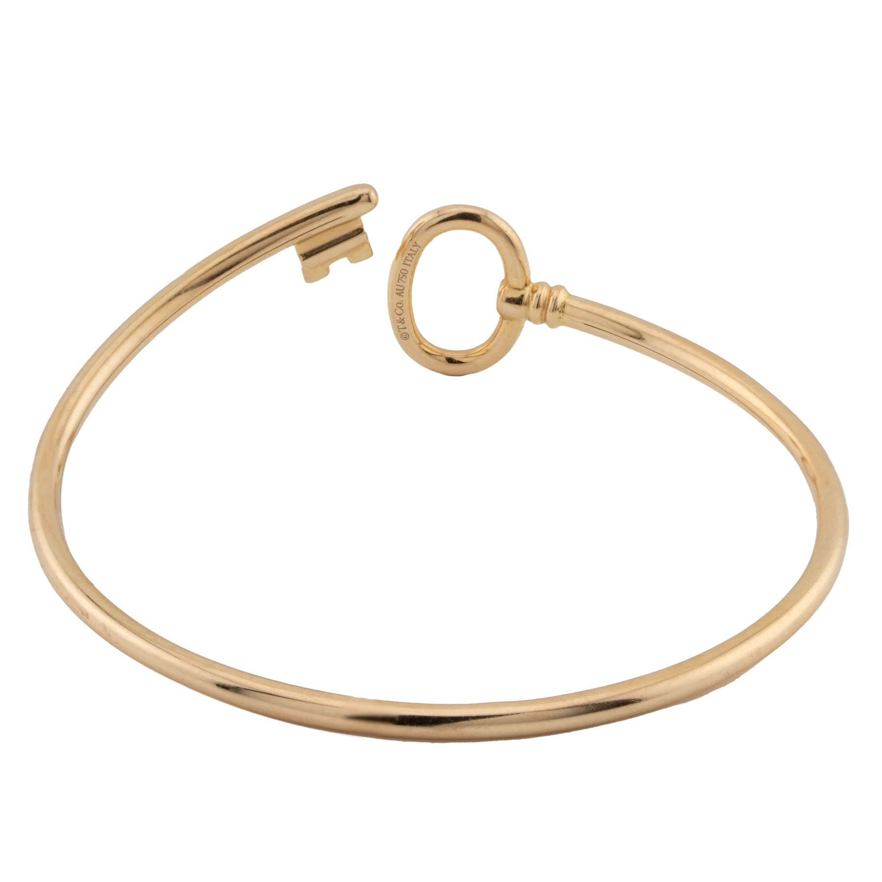 Tiffany & Co. 18K Yellow Gold Key Wire Lady's Bracelet