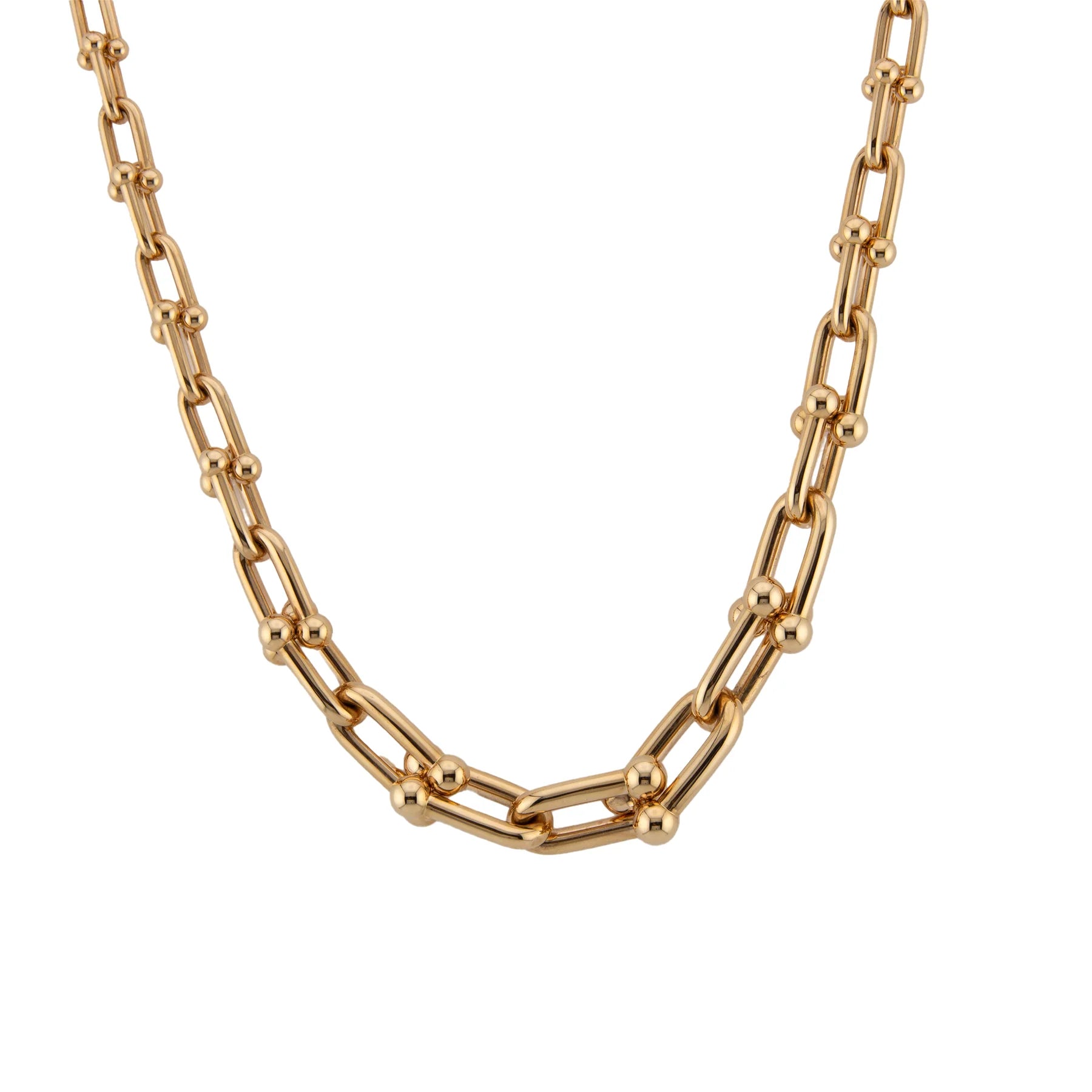 Tiffany & Co. HardWear Graduated Link  Rose Gold Lady's Necklace