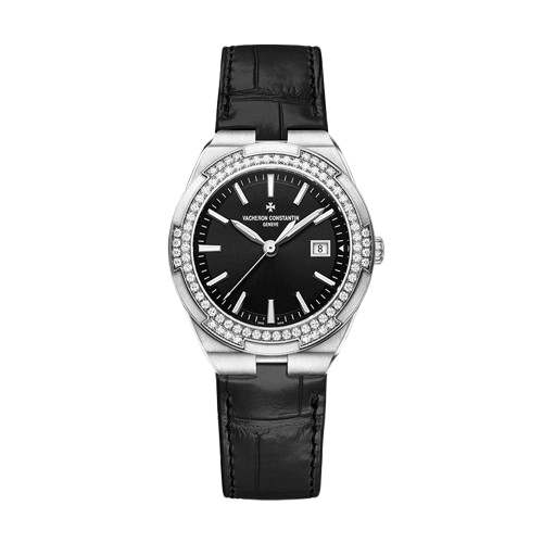 Vacheron Constantin Overseas Lady Quartz Stainless Steel Women’s Watch.