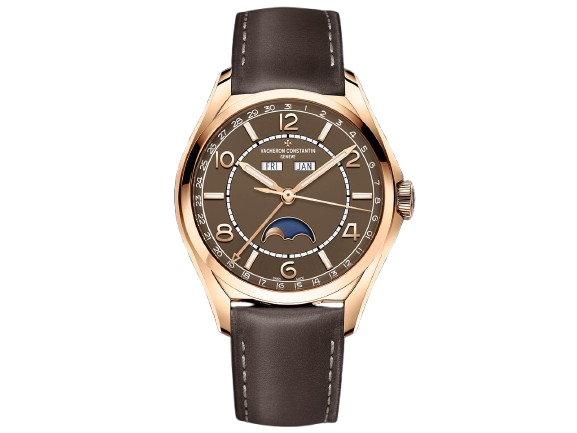 Vacheron Constantin Fiftysix Complete Calendar 18K Rose Gold Men's Watch.