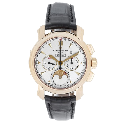Vacheron Constantin Malte Perpetual Calendar Chronograph 18K Yellow Gold Men's Watch.