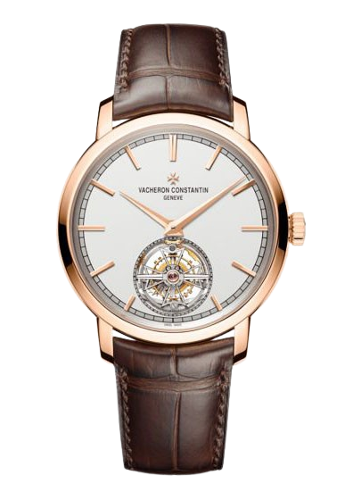 Vacheron Constantin Traditionnelle Tourbillon 18K Rose Gold Men's Watch.