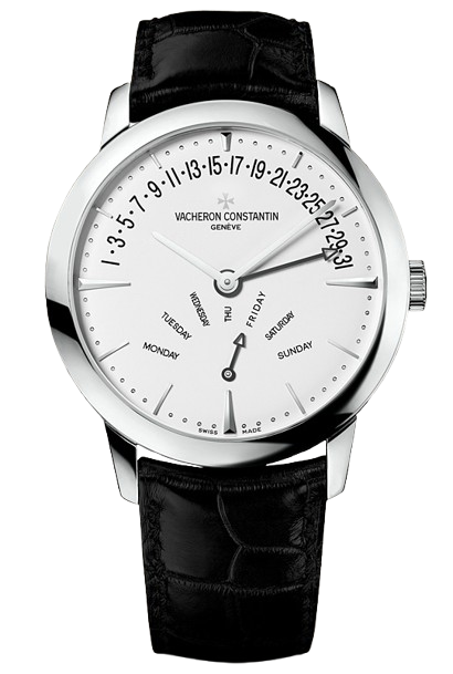 Vacheron Constantin Patrimony Retrograde Day-Date 18K White Gold Men’s Watch