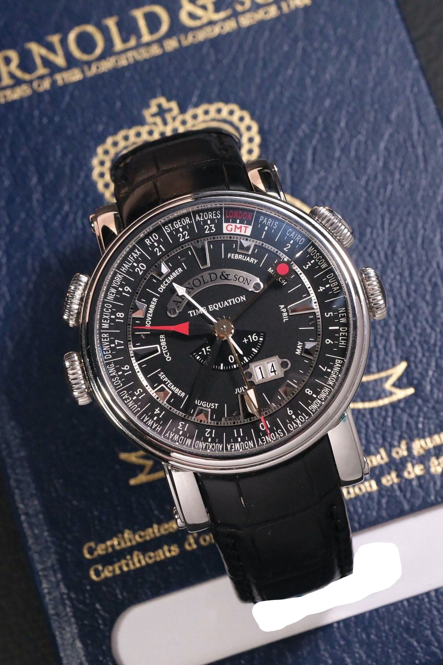 Arnold & Son Hornet World Timer Stainless steel Men's Watch
