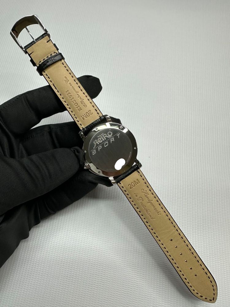 Gerald Genta Arena Retro Stainless Steel Men`s Watch