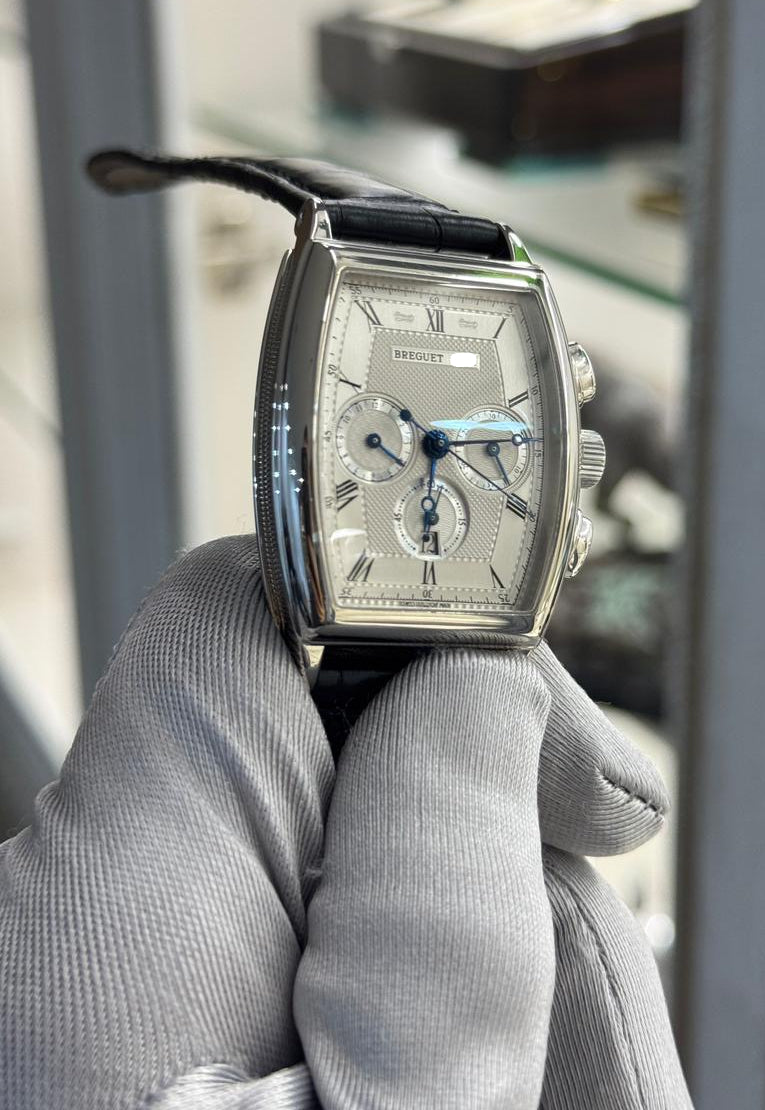 Breguet Heritage Chronograph 18K White Gold Men's Watch