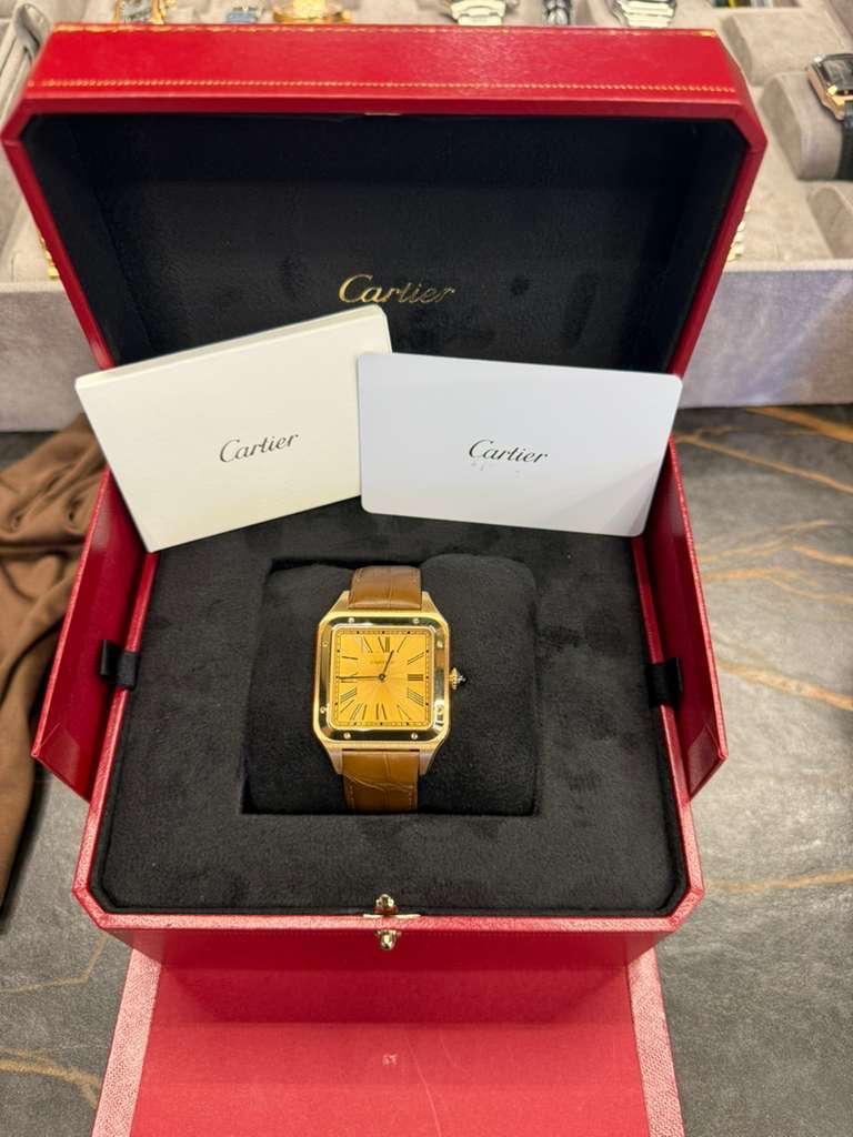 Cartier Santos-Dumont 18K Yellow Gold Men's Watch