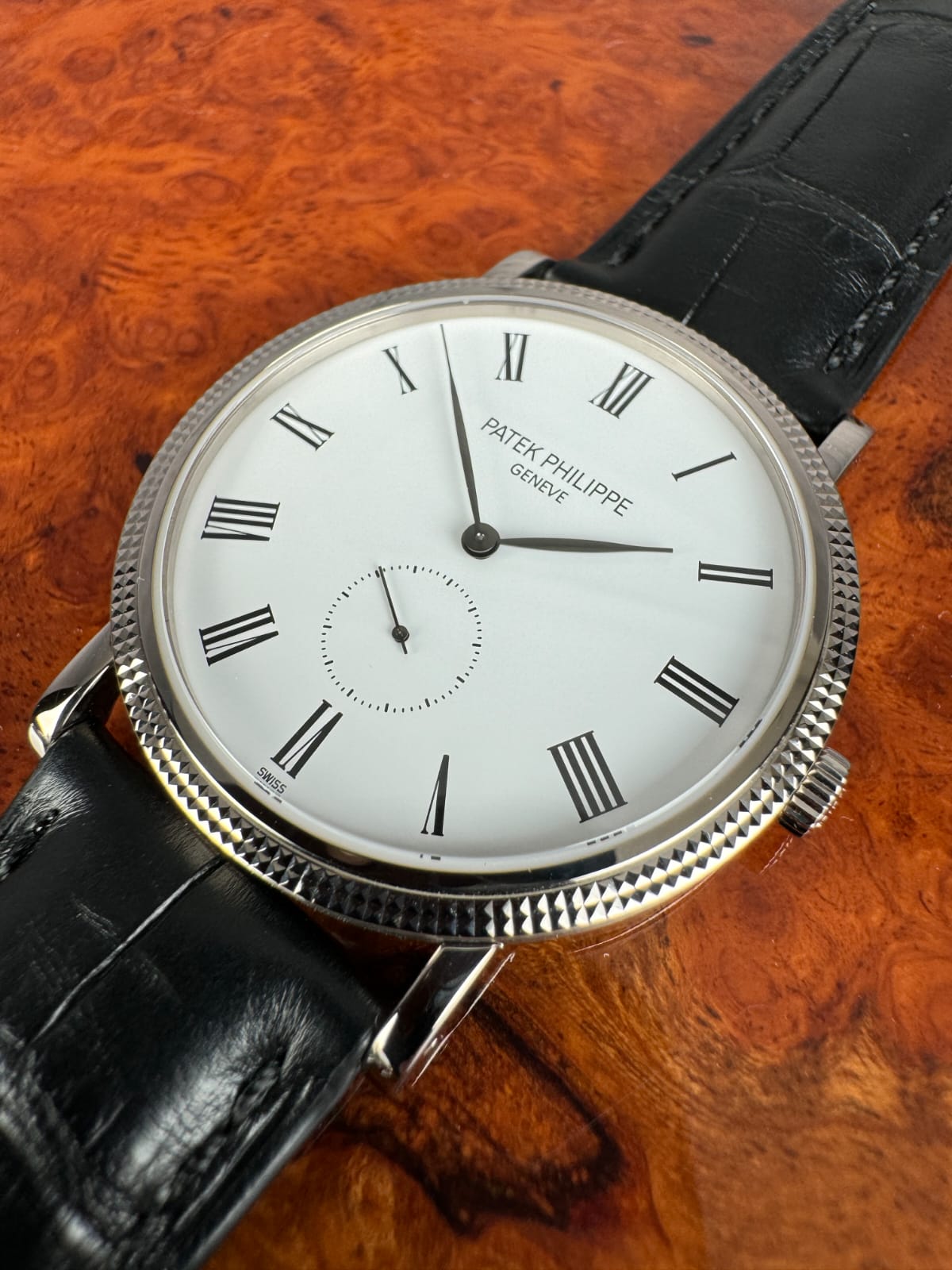 Patek Philippe Calatrava 36 mm 18K White Gold Men’s Watch