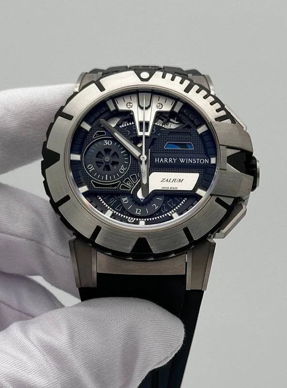 Harry Winston Ocean Sport Chronograph Limited Edition Zalium Rubber Men`s Watch