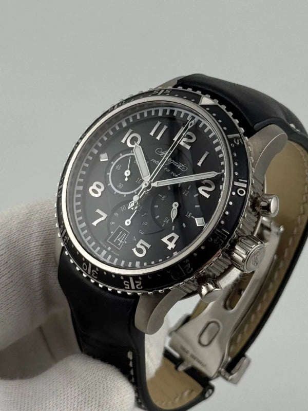 Breguet Type XX - XXI - XXII Flyback Chronograph Titanium Men's Watch