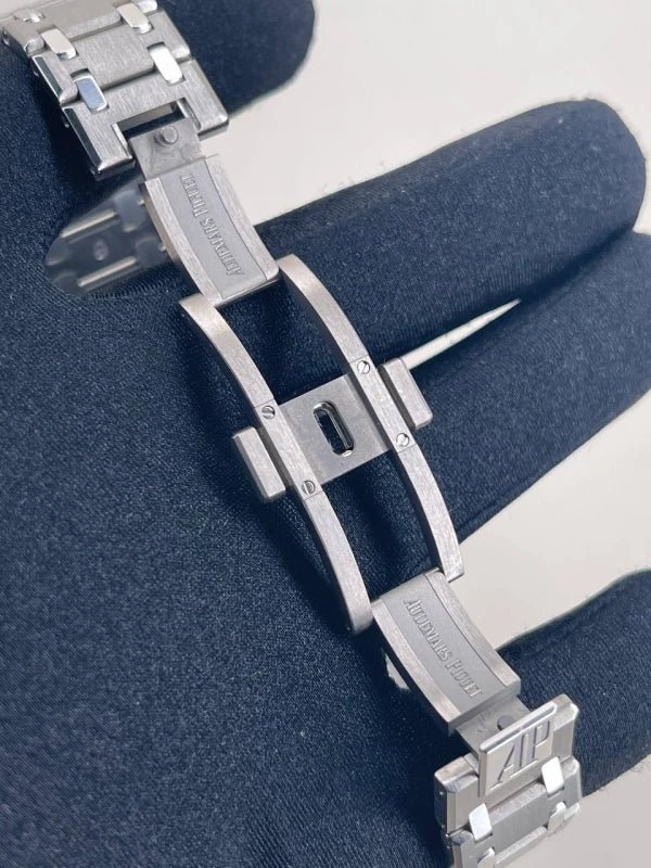 Audemars Piguet Royal Oak Selfwinding Perpetual Calendar Ultra-Thin Platinum and Titanium Men's Watch