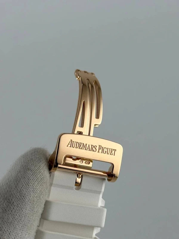 Audemars Piguet Royal Oak Offshore Chronograph 18K Rose Gold & Diamonds Ladies Watch
