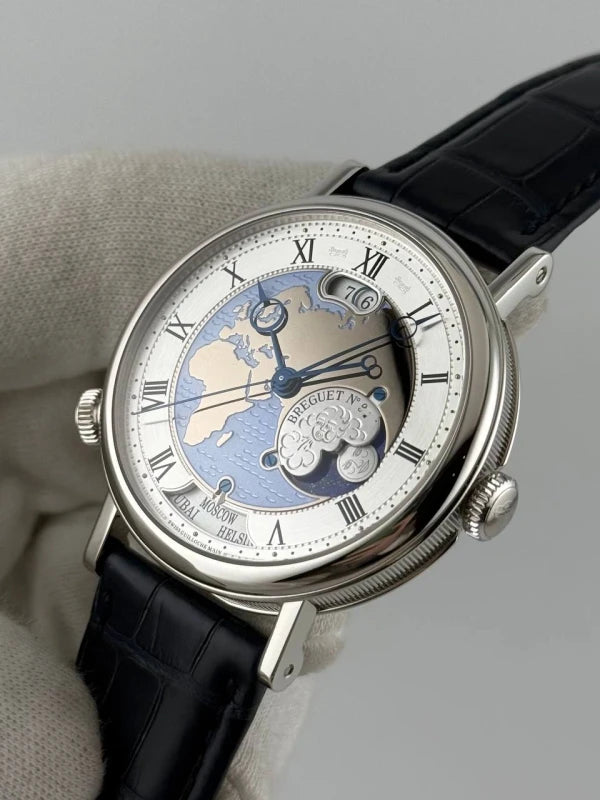 Breguet Classique Hora Mundi Europe Platinum Men's Watch