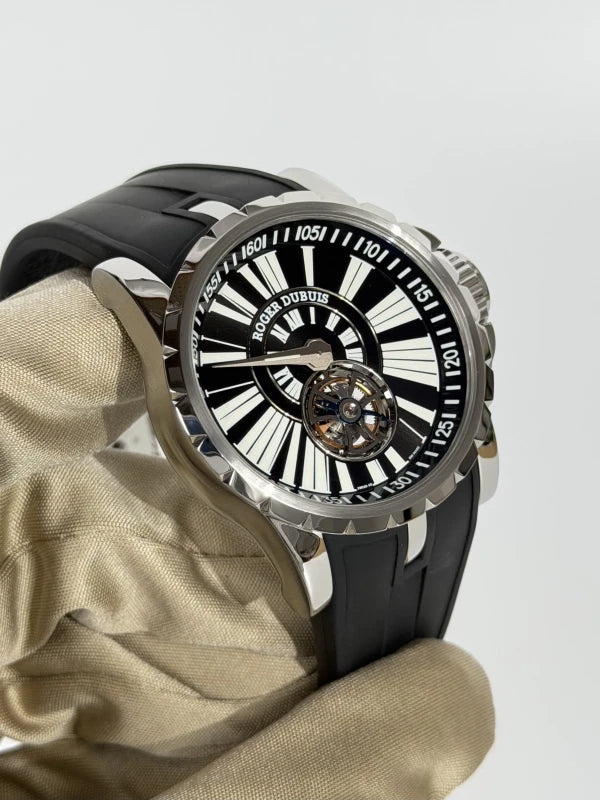 Roger Dubuis Excalibur Flying Tourbillon Stainless Steel Men's Watch