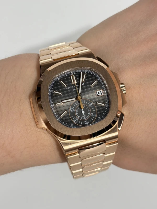 Patek Philippe Nautilus 18K Rose Gold Men's Watch