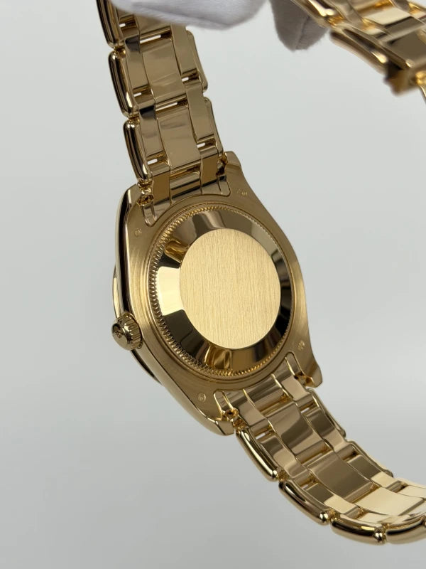 Rolex Pearlmaster 18K Yellow Gold & Diamonds Lady's Watch
