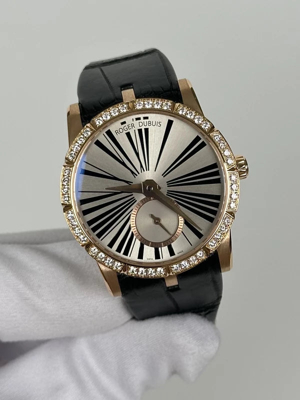 Roger Dubuis Excalibur Rose Gold & Diamonds Lady's Watch