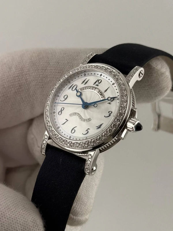 Breguet Marine 18K White Gold & Diamonds Lady's Watch