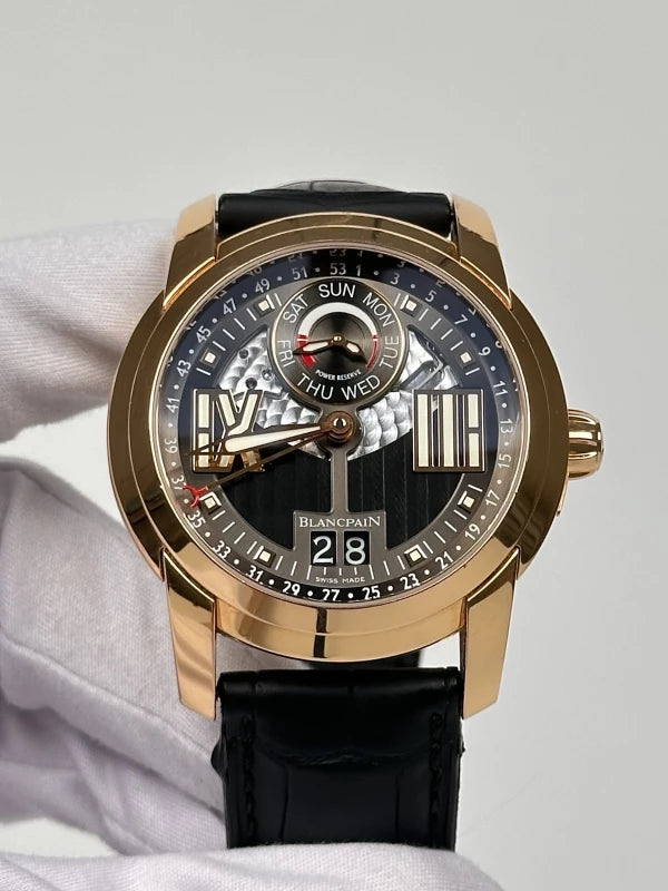 Blancpain L-Evolution Semainier Grande Date 18K Rose Gold Men's Watch