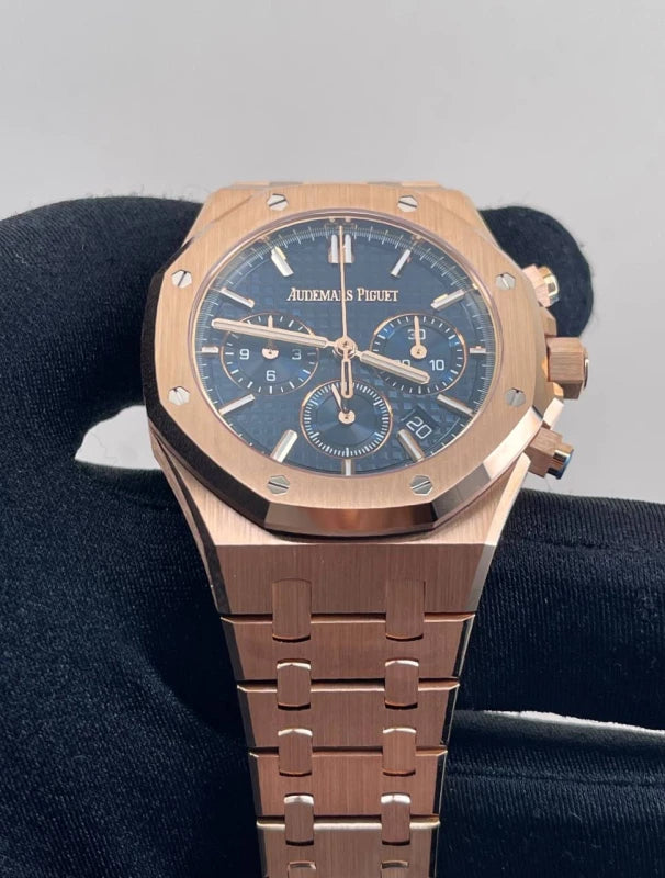 Audemars Piguet Royal Oak Selfwinding Chronograph 18K Rose Gold Men's Watch