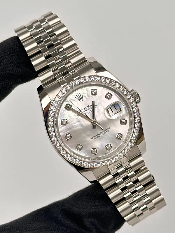 Rolex Datejust 36 Stainless Steel & 18k White Gold Ladies Watch