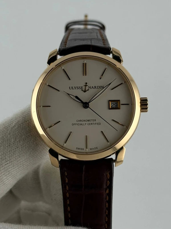 Ulysse Nardin Classico 18k Rose Gold Men's Watch