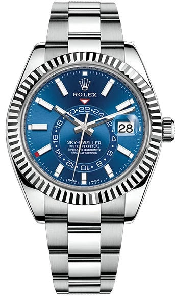 Rolex Sky-Dweller Stainless Steel & 18k White Gold Men's Watch