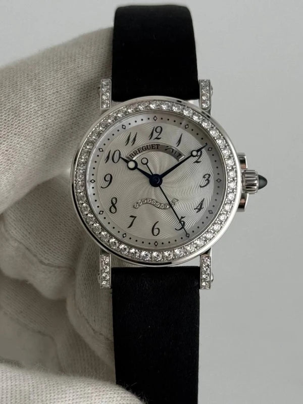 Breguet Marine 18K White Gold & Diamonds Lady's Watch