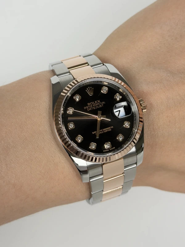 Rolex Datejust 36 Stainless Steel & 18k Rose Gold Men's Watch