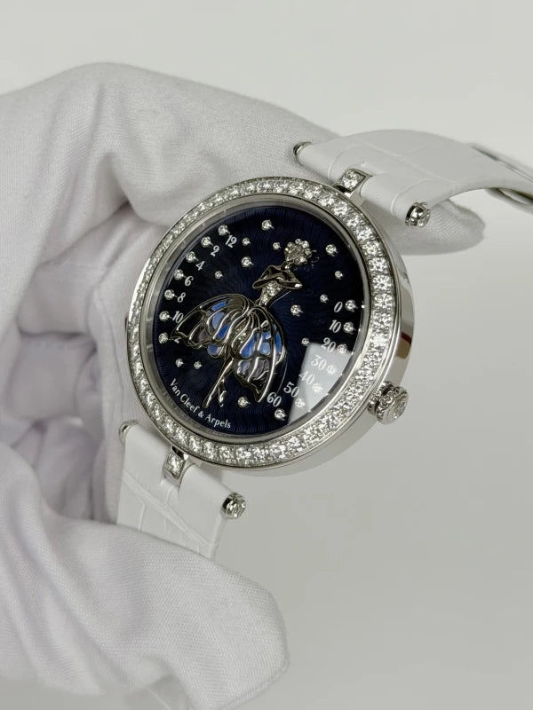 Van Cleef & Arpels Poetic Complications Arpels Ballerine Enchantee 18K White Gold & Diamonds Lady's Watch