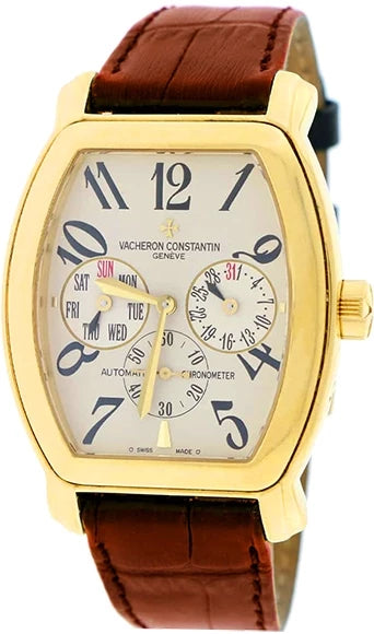 Vacheron Constantin Malte Tonneau Royal Eagle Day-Date 18K Yellow Gold Men's Watch