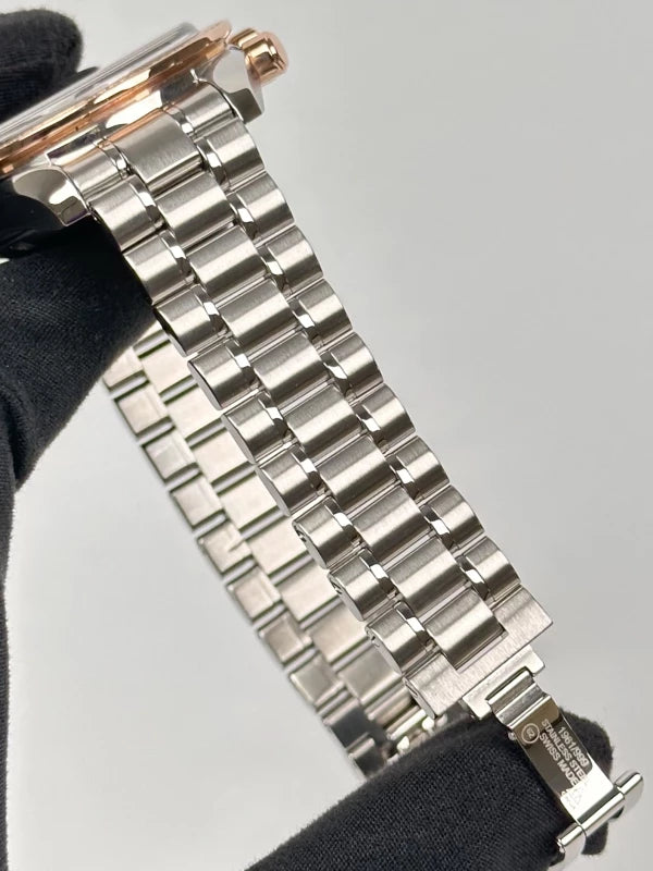 Omega Speedmaster Chronograph 18K Yellow Gold/Stainless Steel & Diamonds Lady's Watch