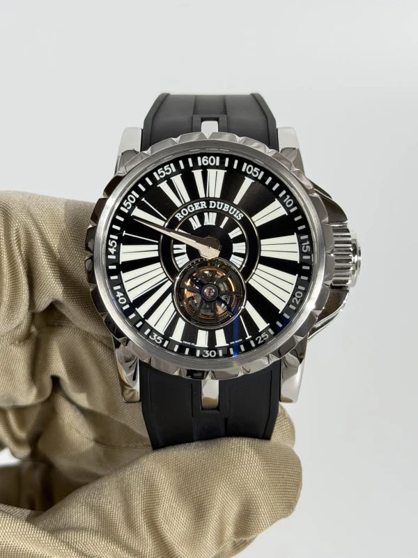 Roger Dubuis Excalibur Flying Tourbillon Stainless Steel Men's Watch