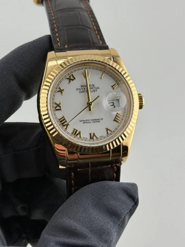 Rolex Datejust 36 Yellow Gold Men's Watch 116138